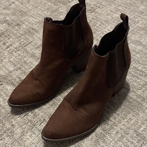 Franco Sarto Caramel Ankle Boots